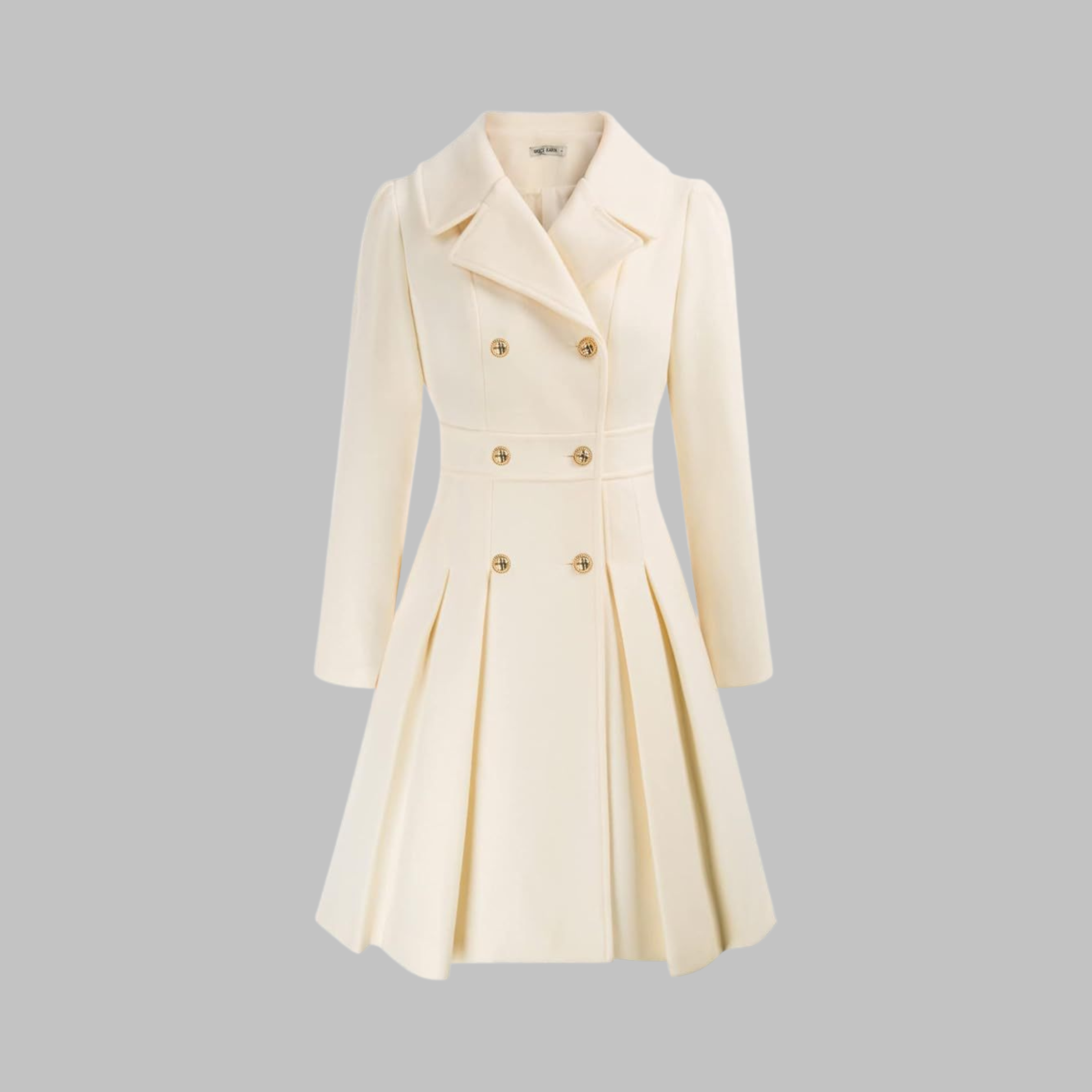 Amelia - Elegant Long Sleeve Coat