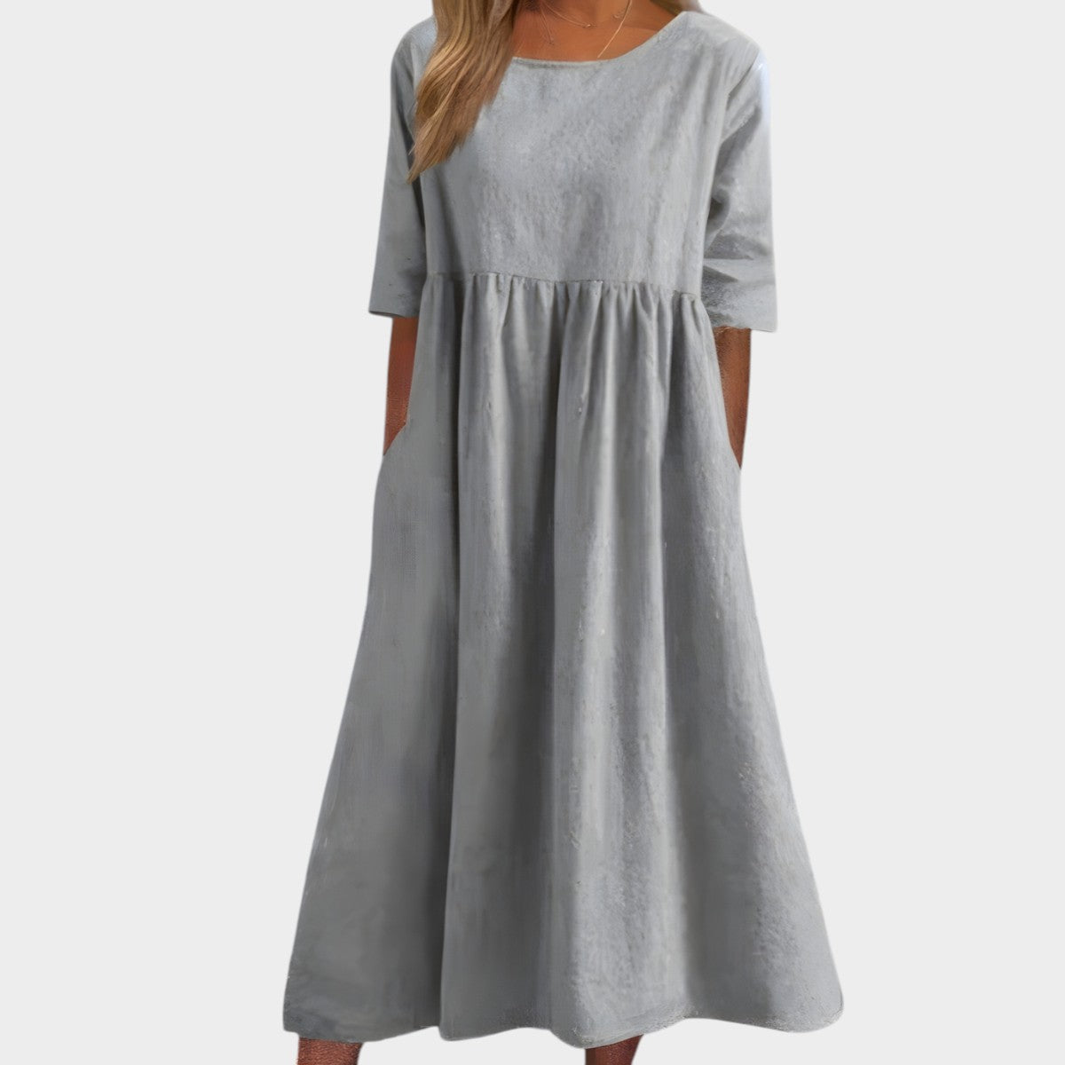 Emily | Classic Mid Sleeve Dress