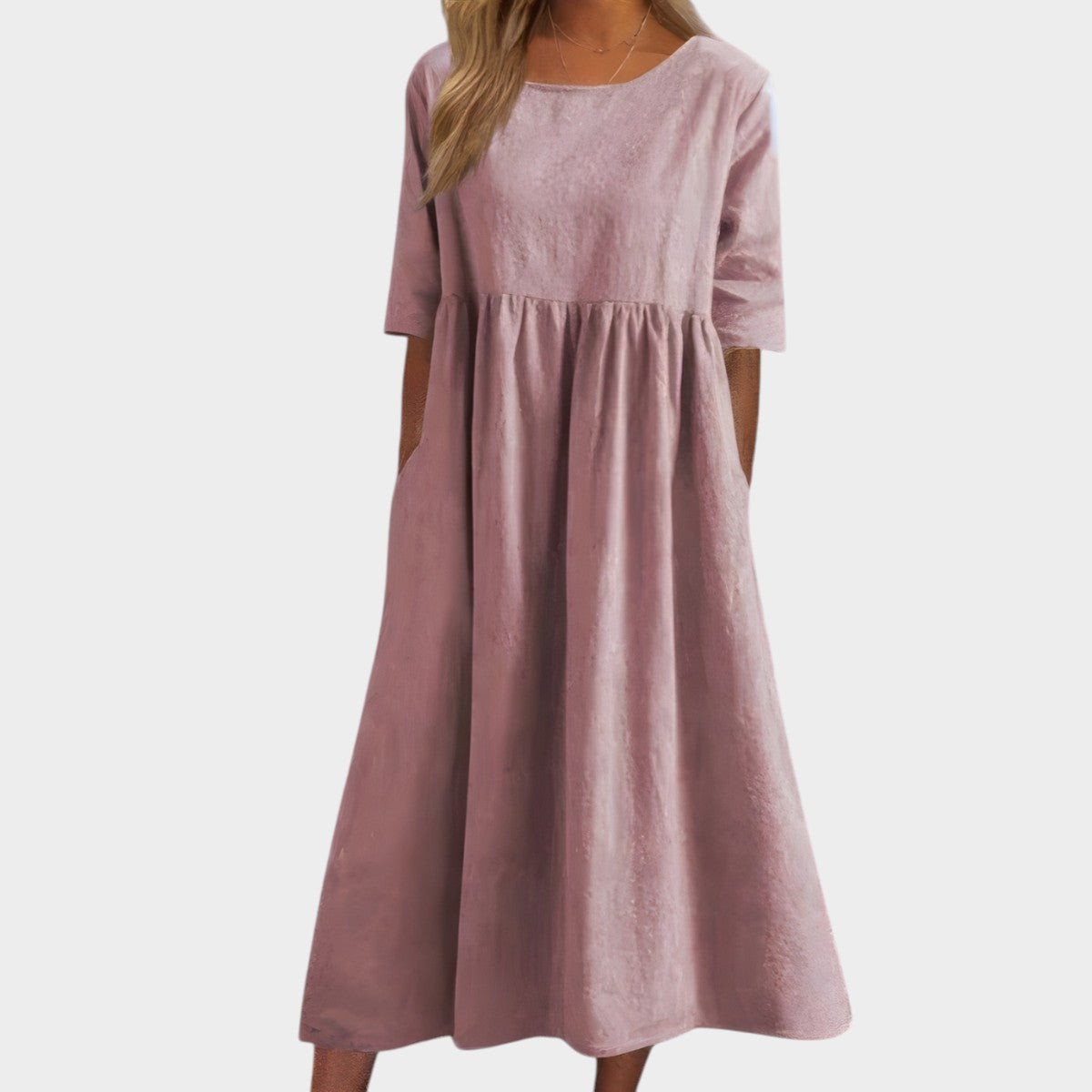 Emily | Classic Mid Sleeve Dress