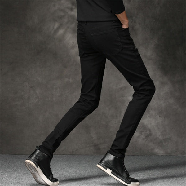 Slim-fit stretch men's pants