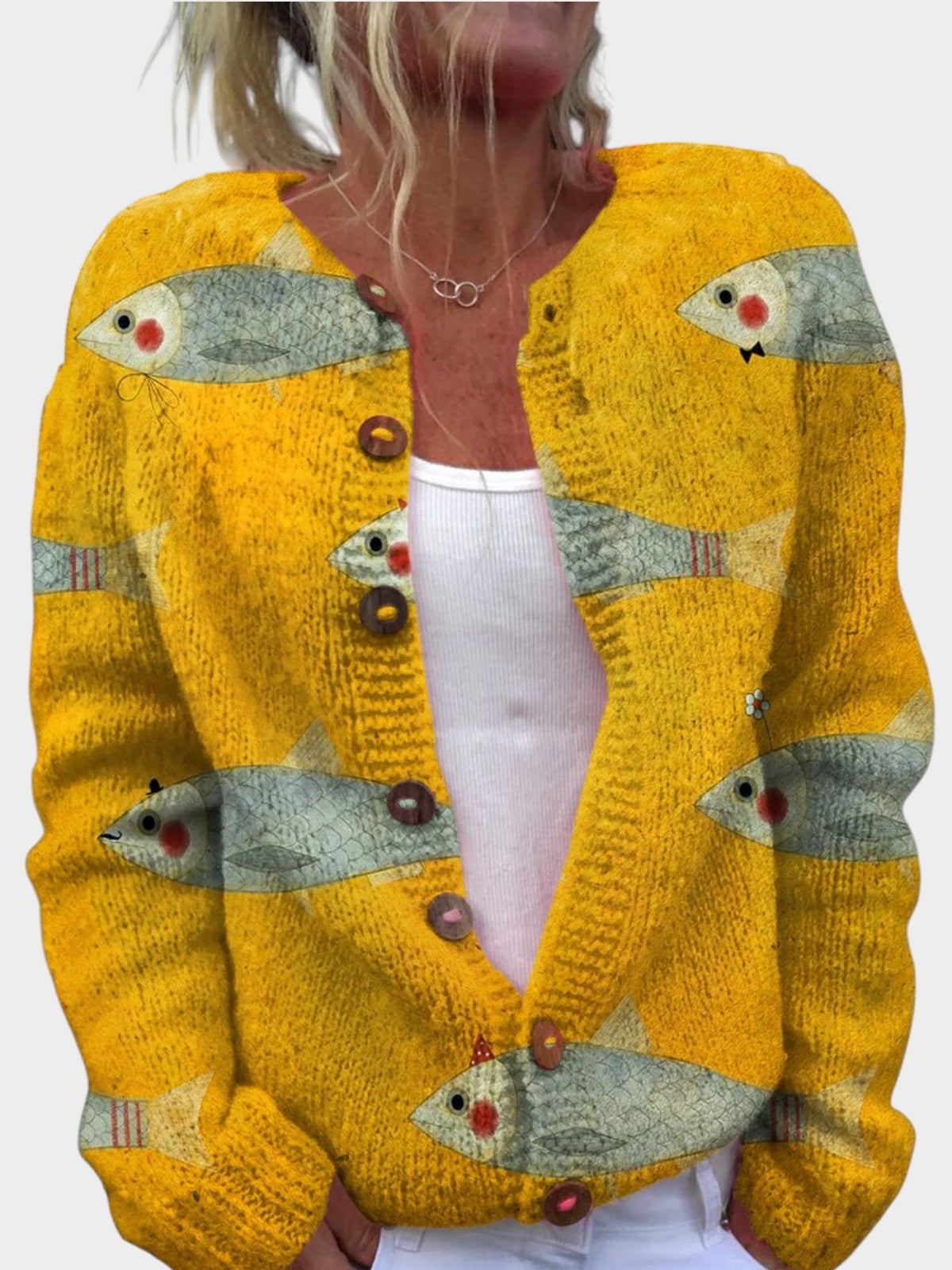 Julie | Buttoned Cardigan Sweater