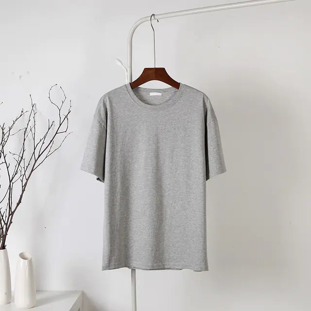 Weiches Basic-T-Shirt für Damen aus Baumwolle