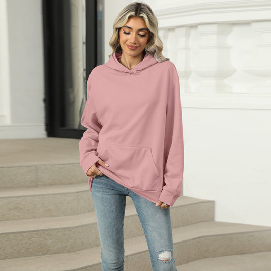 Casual Hooded Pocket Sweatshirt Women