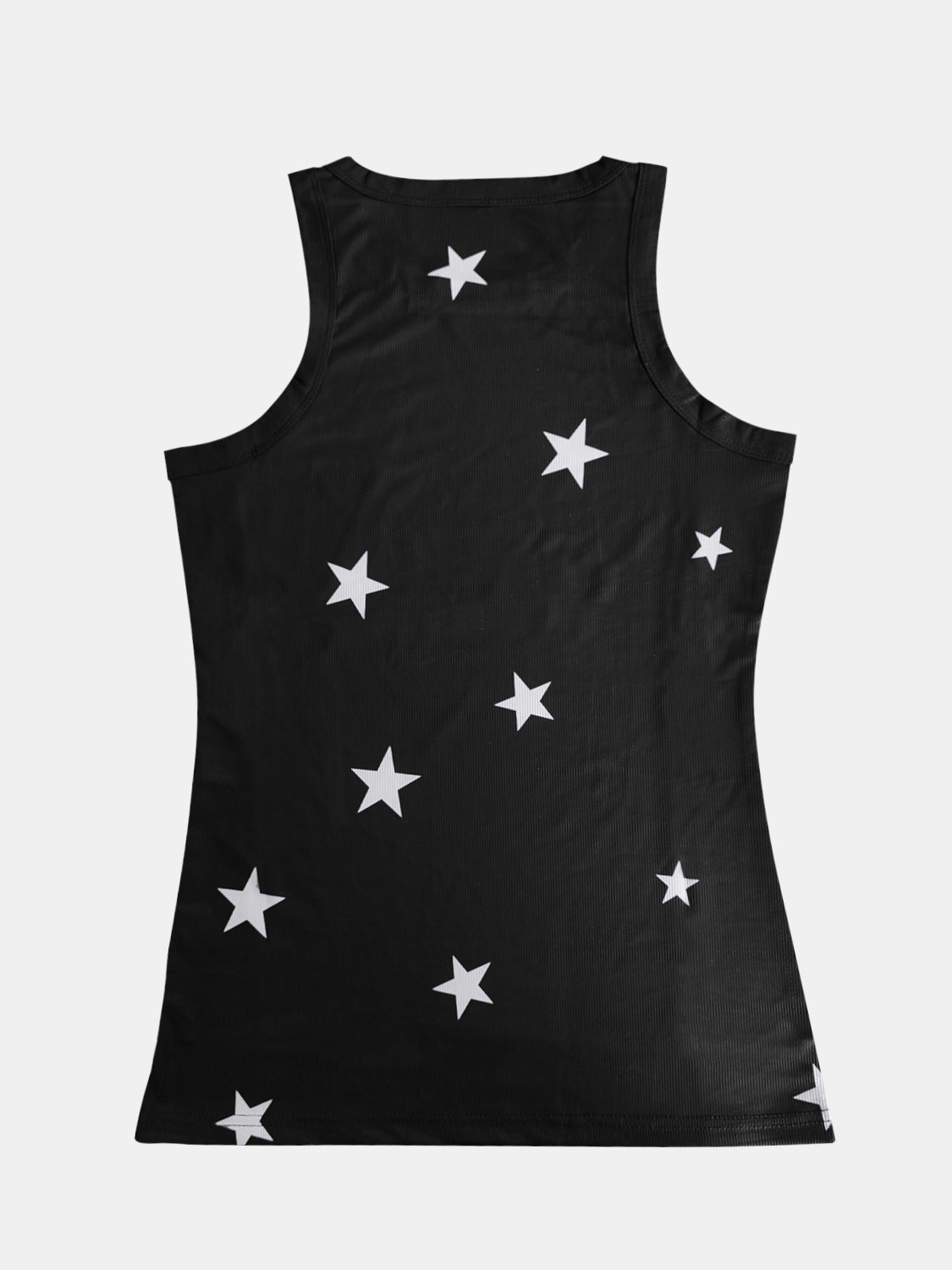 Camiseta de cuello redondo con estrellas de tamaño completo