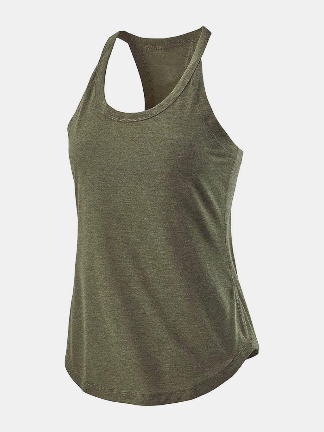 Aktives Tanktop mit Rundhalsausschnitt