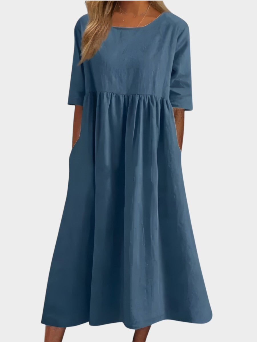 Emily | Classic Mid Sleeve Dress