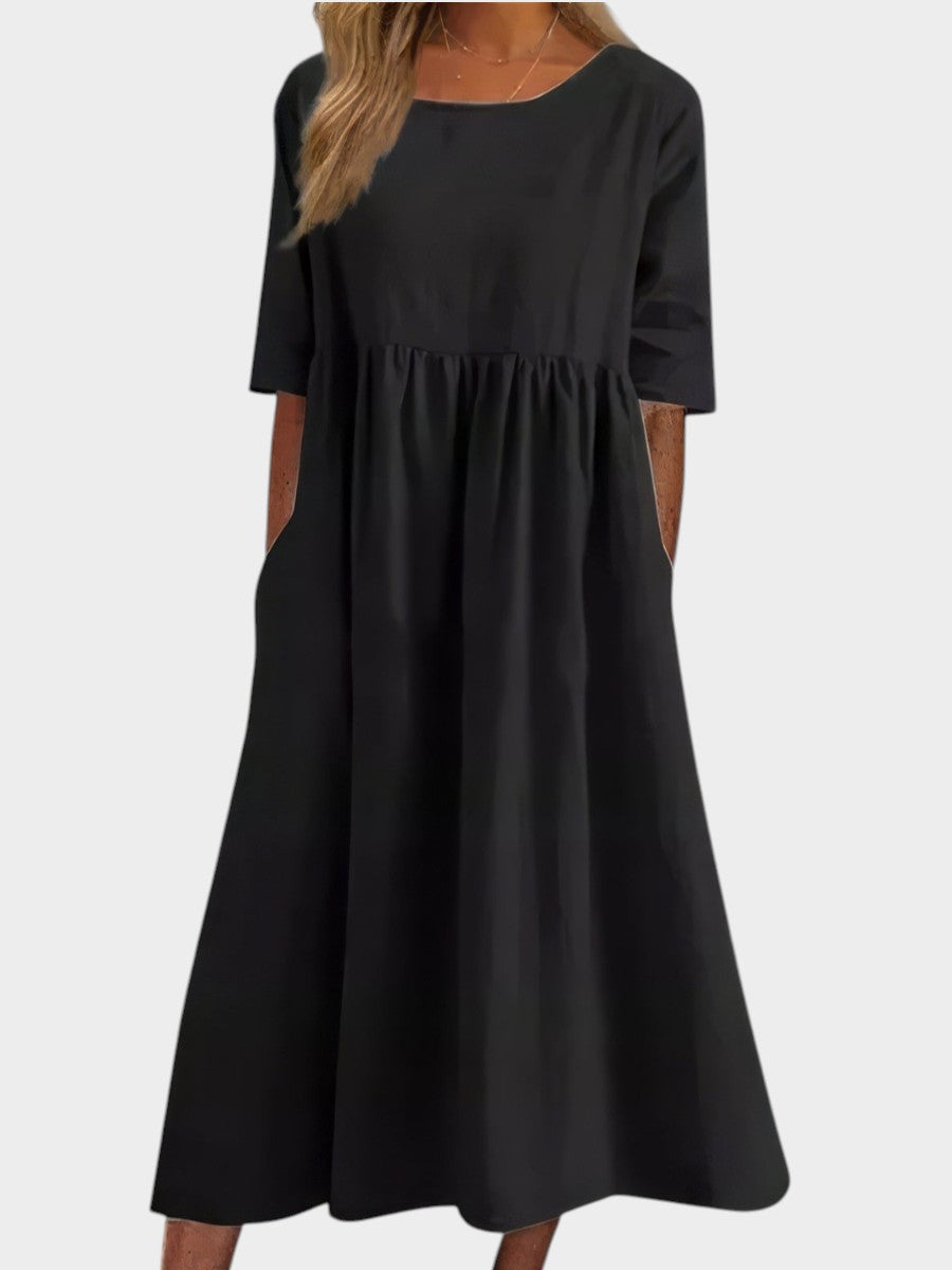 Emily | Classic Mid Sleeve Dress