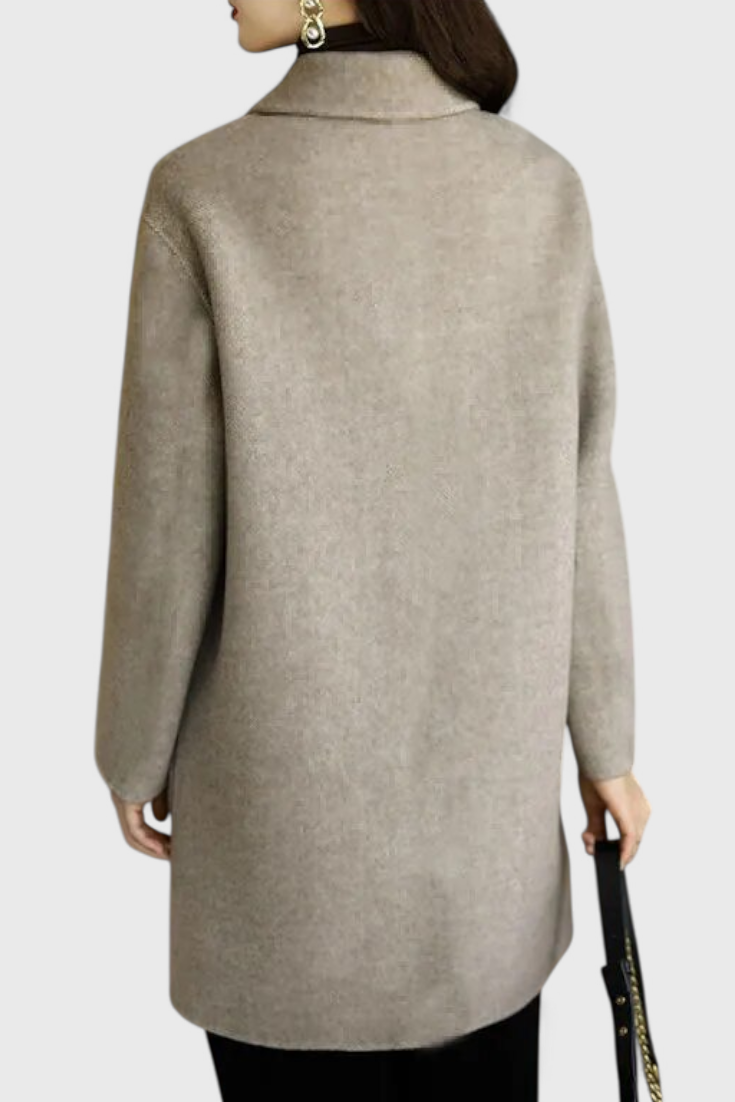 Aveline™ | Classic Double-Breasted Wool Coat — Final Edit