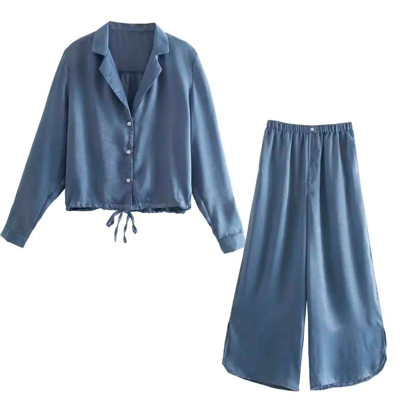 Conjunto de pijama de corte holgado