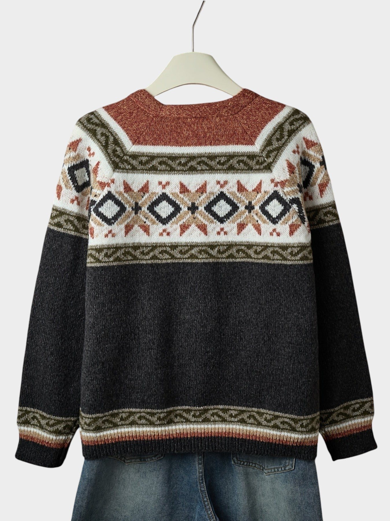 Poppy | Colourblock Button Cardigan