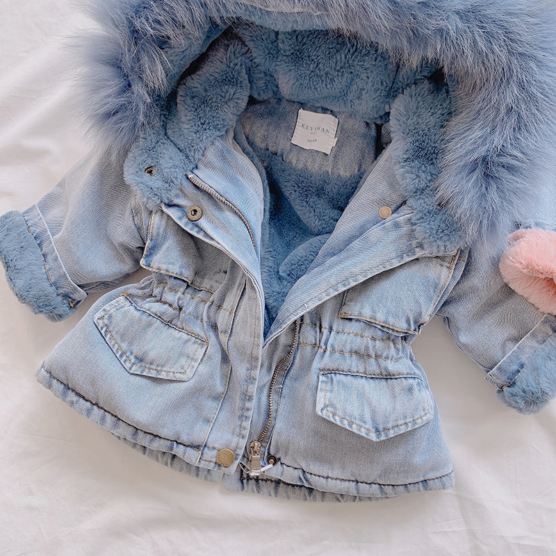 Girl denim coat