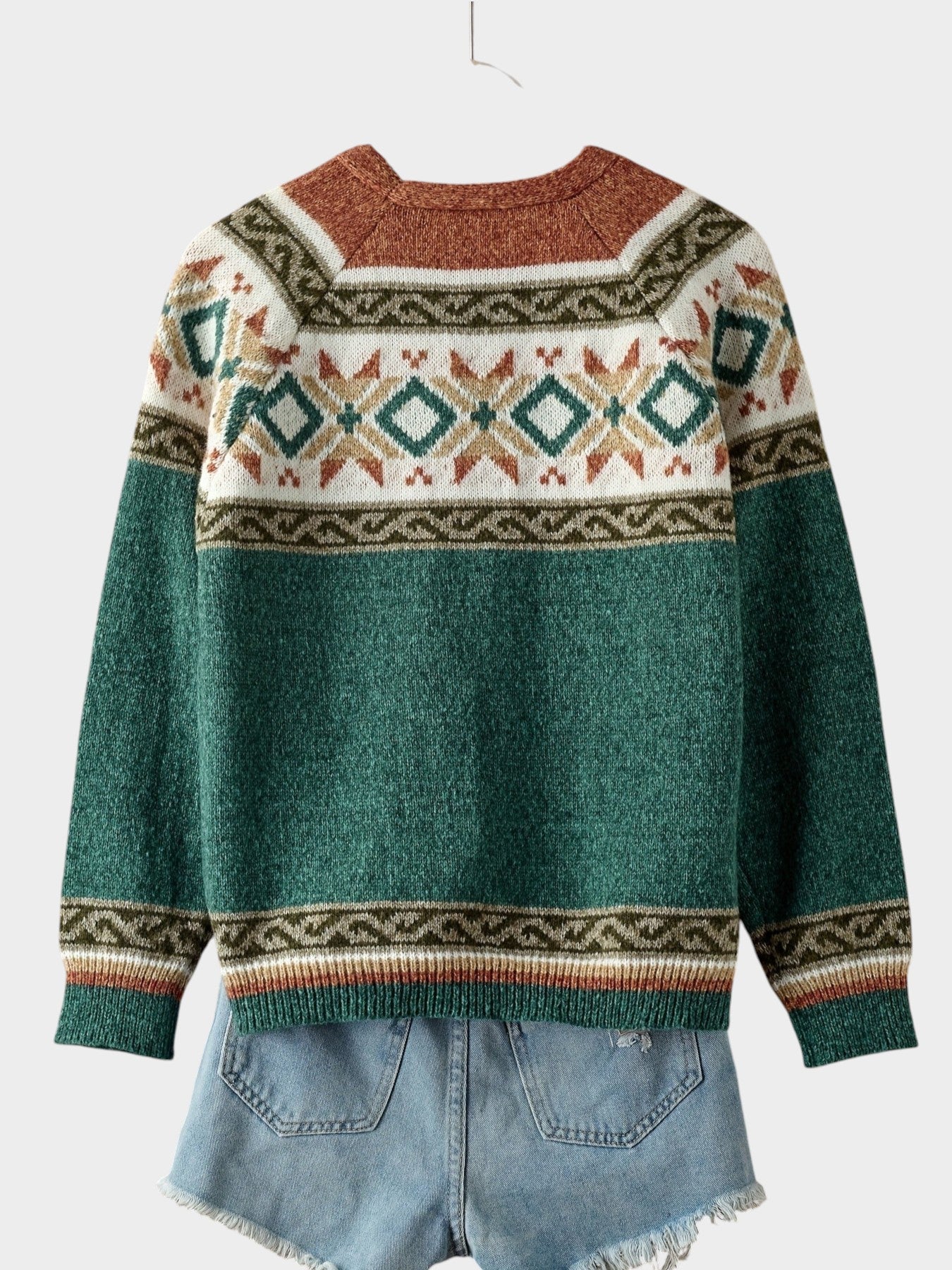 Poppy | Colourblock Button Cardigan