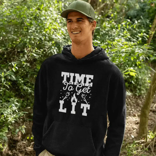 Time to Get Lit Mens Hoodie