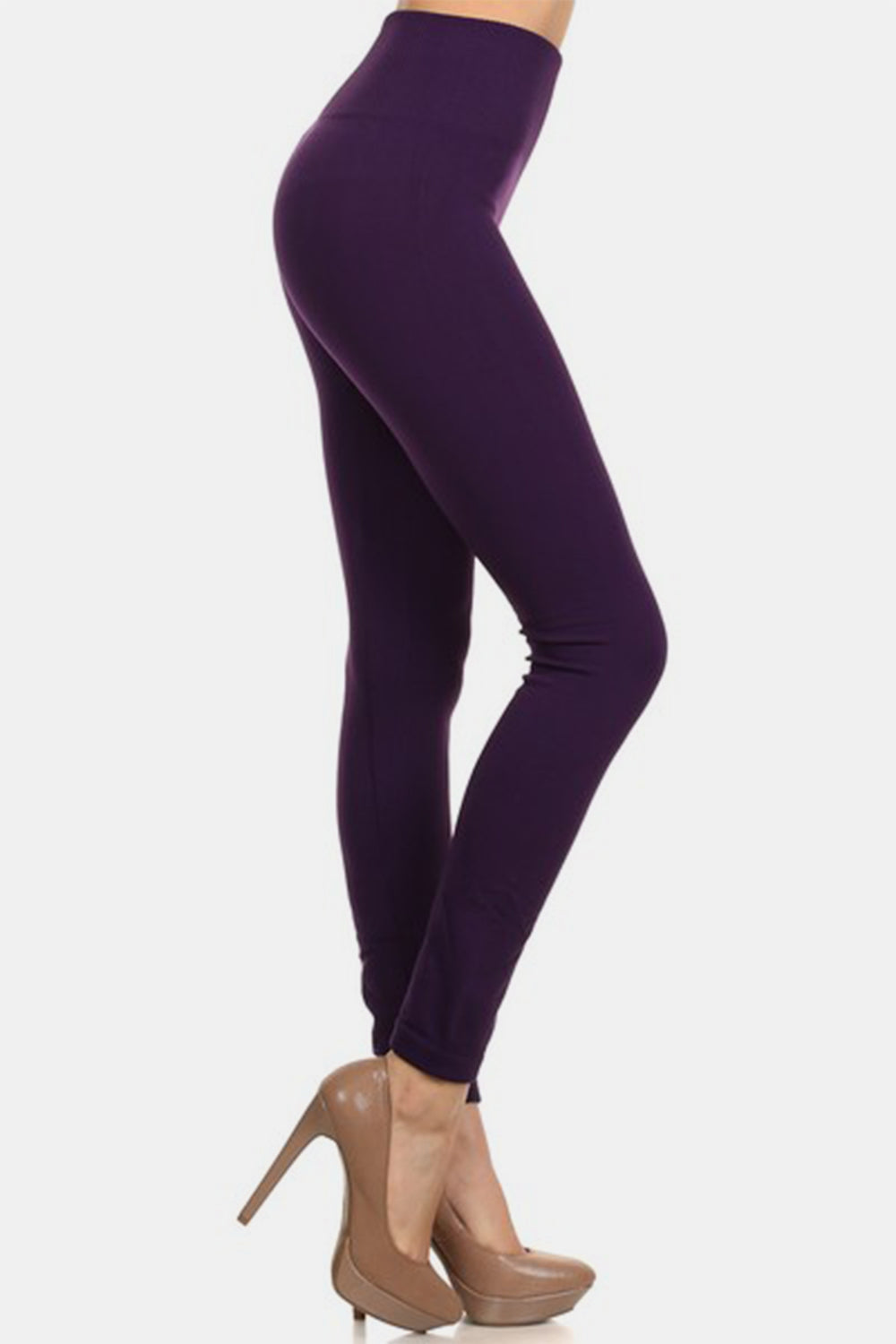 Yelete Seamless High Waist Fleece Leggings