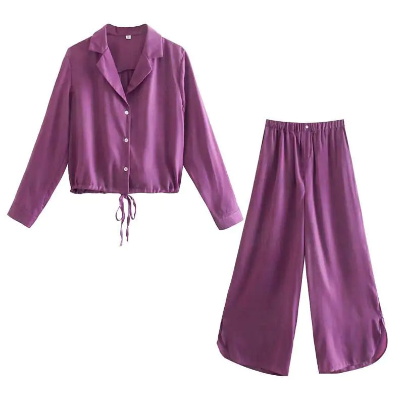 Conjunto de pijama de corte holgado