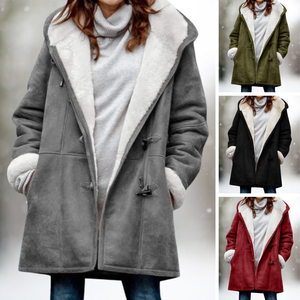 Jae - Warm Suede Fleece Fall Jacket