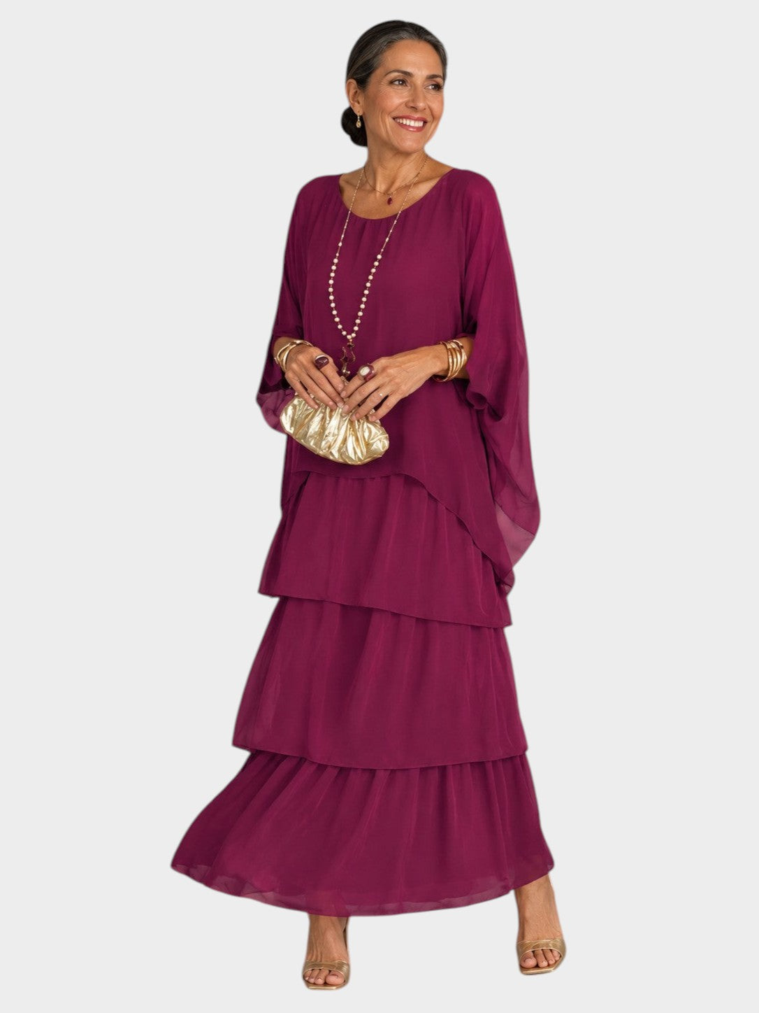 Lara™ | Elegant Flowing Maxi Dress