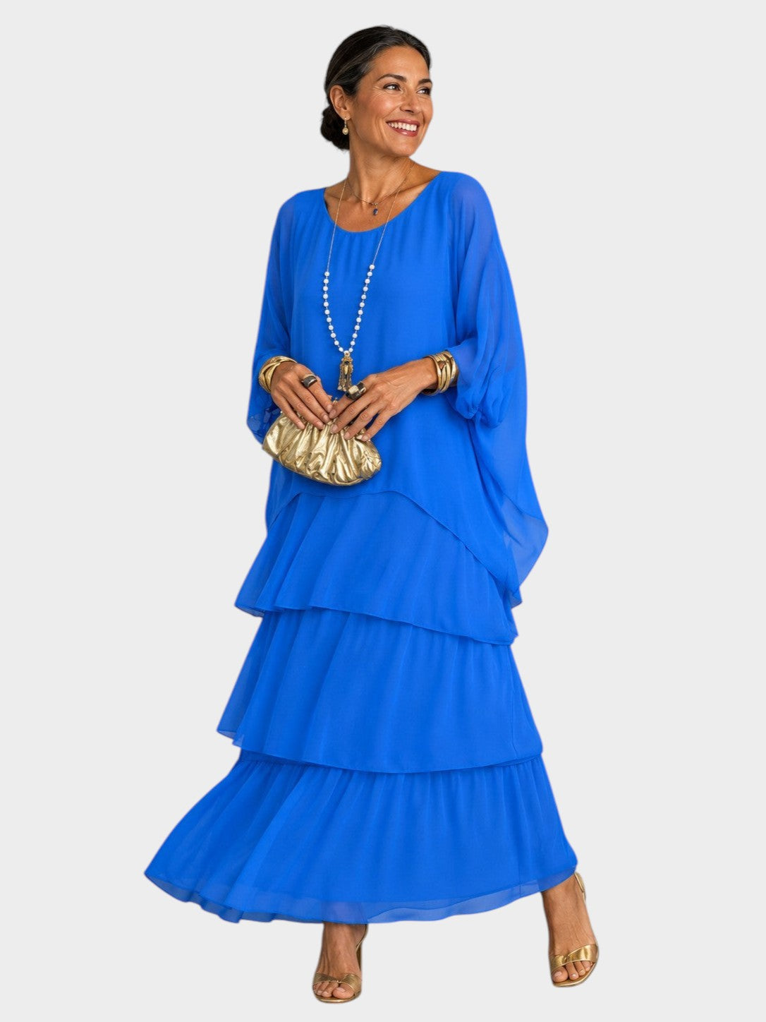 Lara™ | Elegant Flowing Maxi Dress