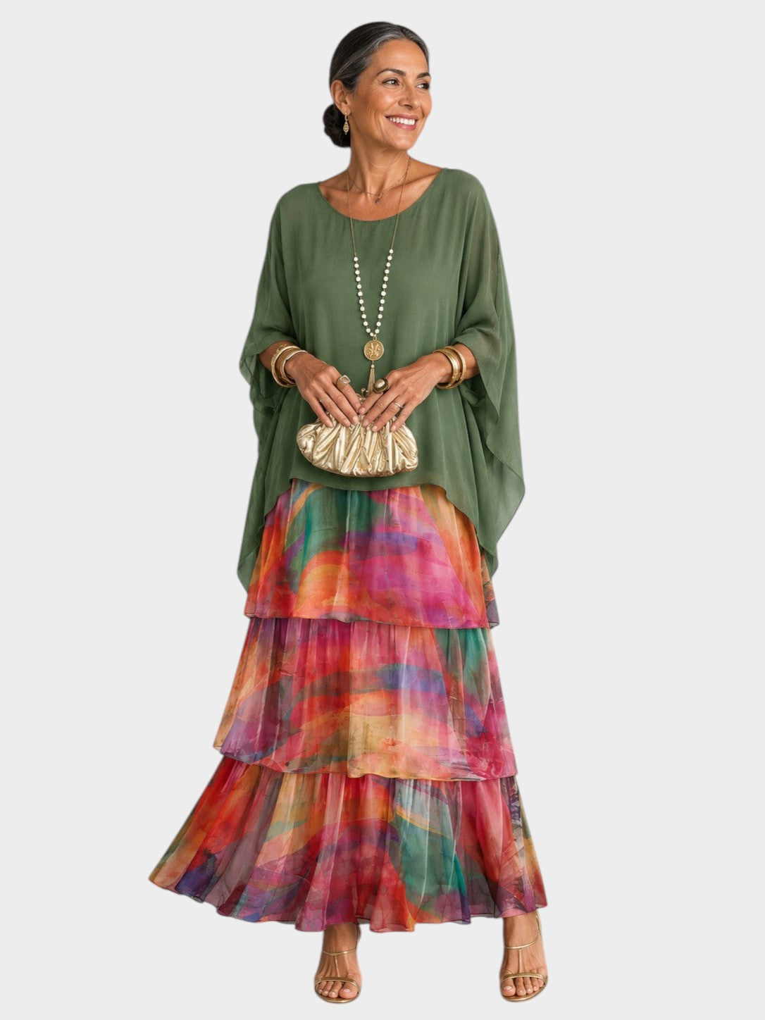 Lara™ | Elegant Flowing Maxi Dress