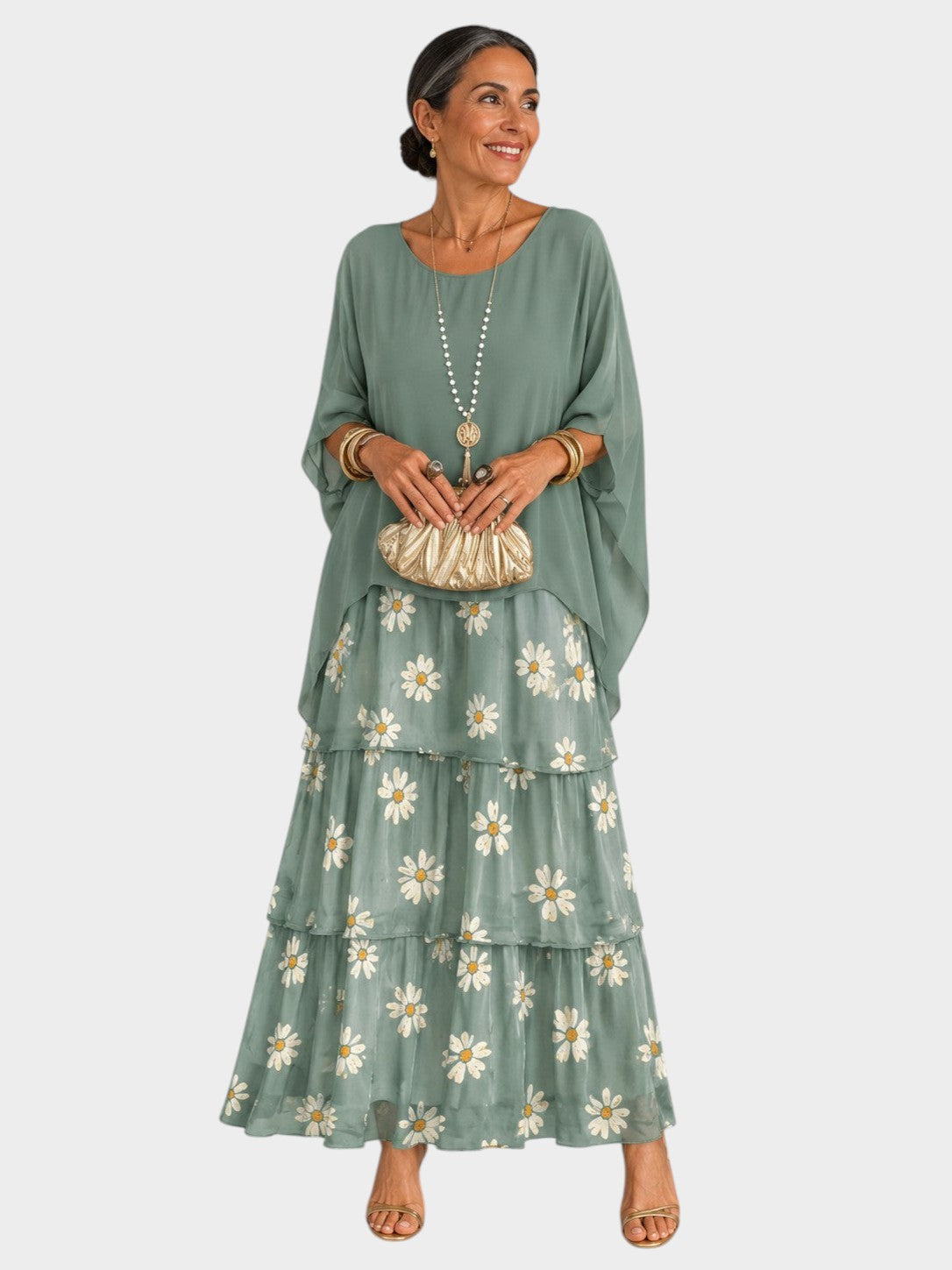 Lara™ | Elegant Flowing Maxi Dress