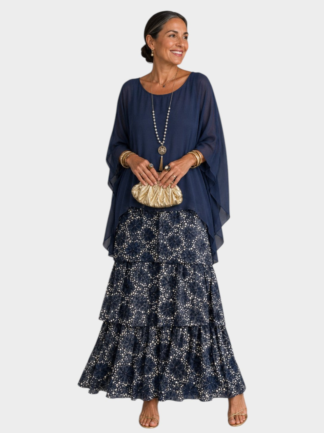 Lara™ | Elegant Flowing Maxi Dress