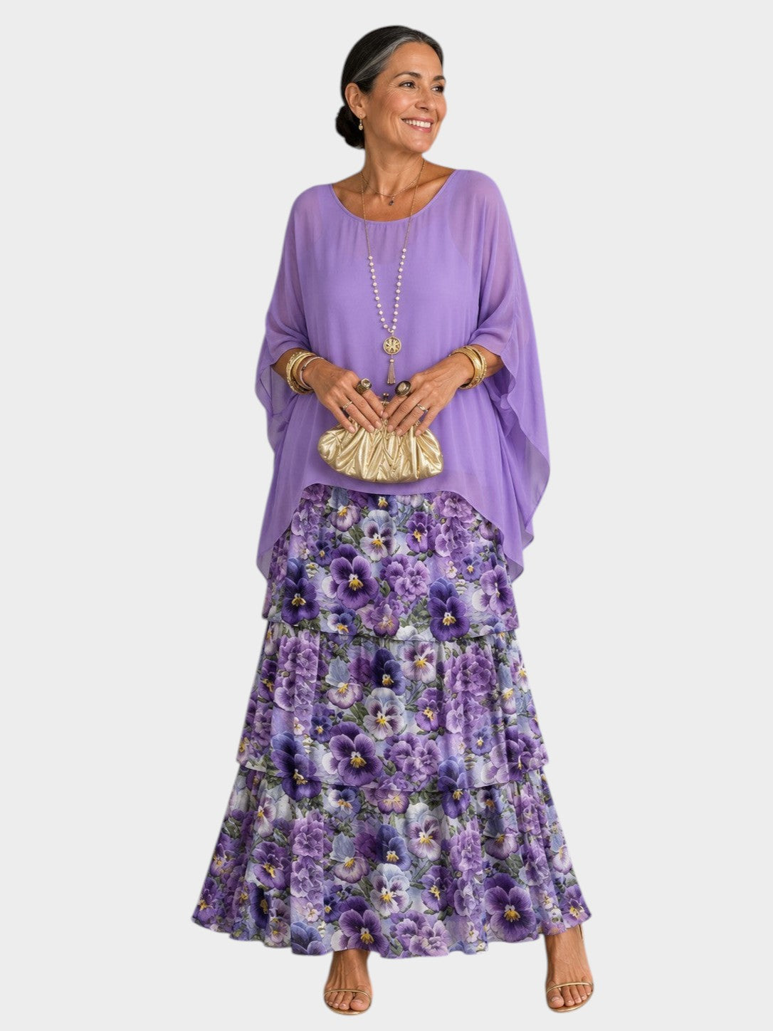 Lara™ | Elegant Flowing Maxi Dress