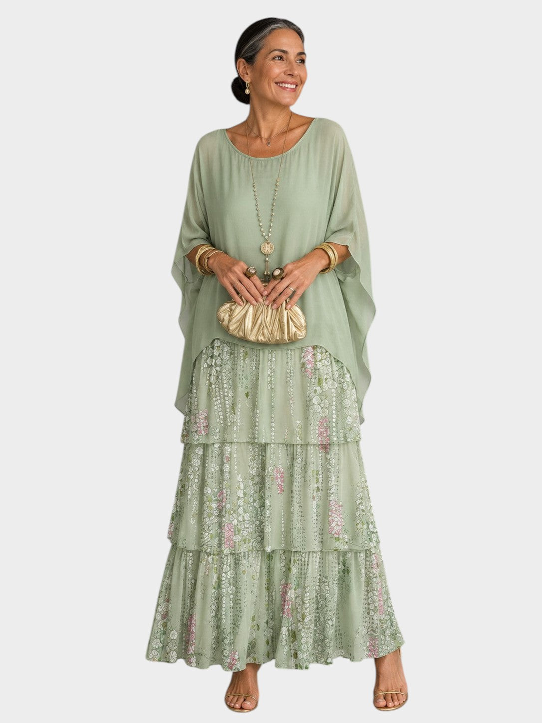 Lara™ | Elegant Flowing Maxi Dress