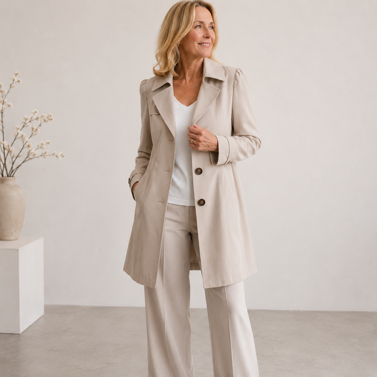 Grace - Classic Vintage Trench Coat