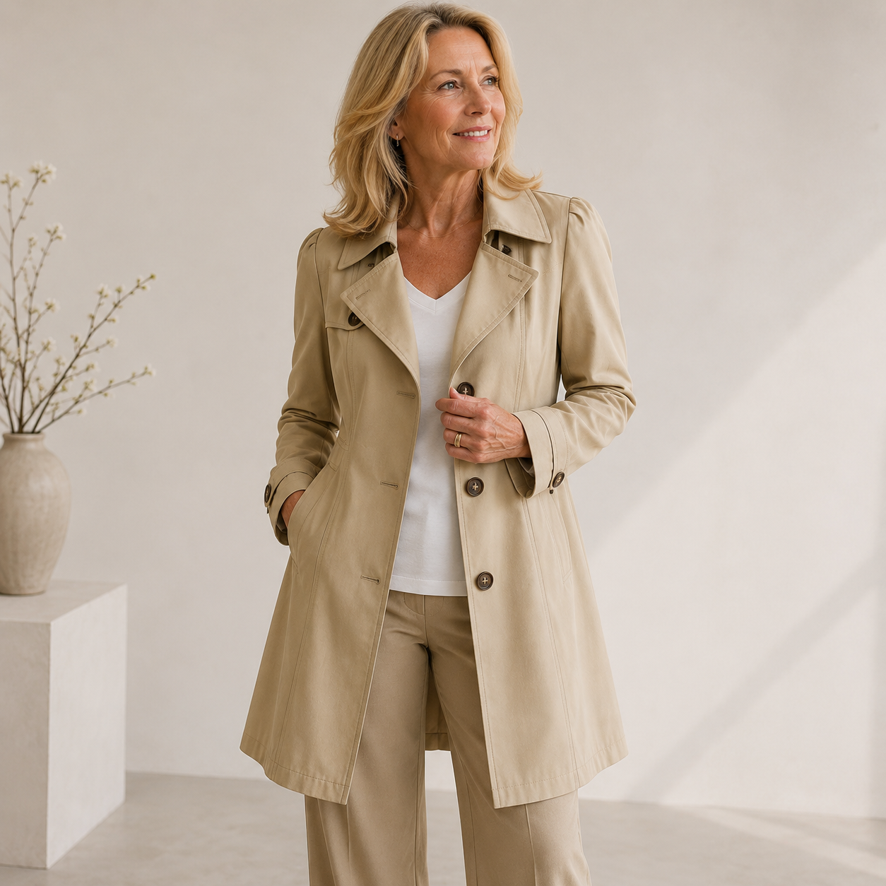 Grace - Classic Vintage Trench Coat
