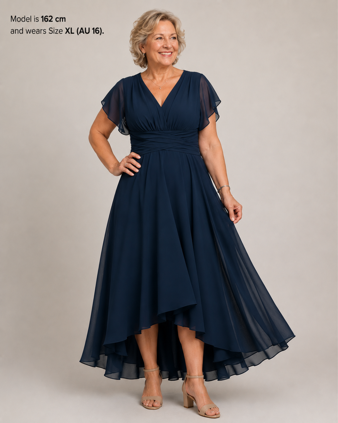 Yasmin™ V-Neck A-Line Dress