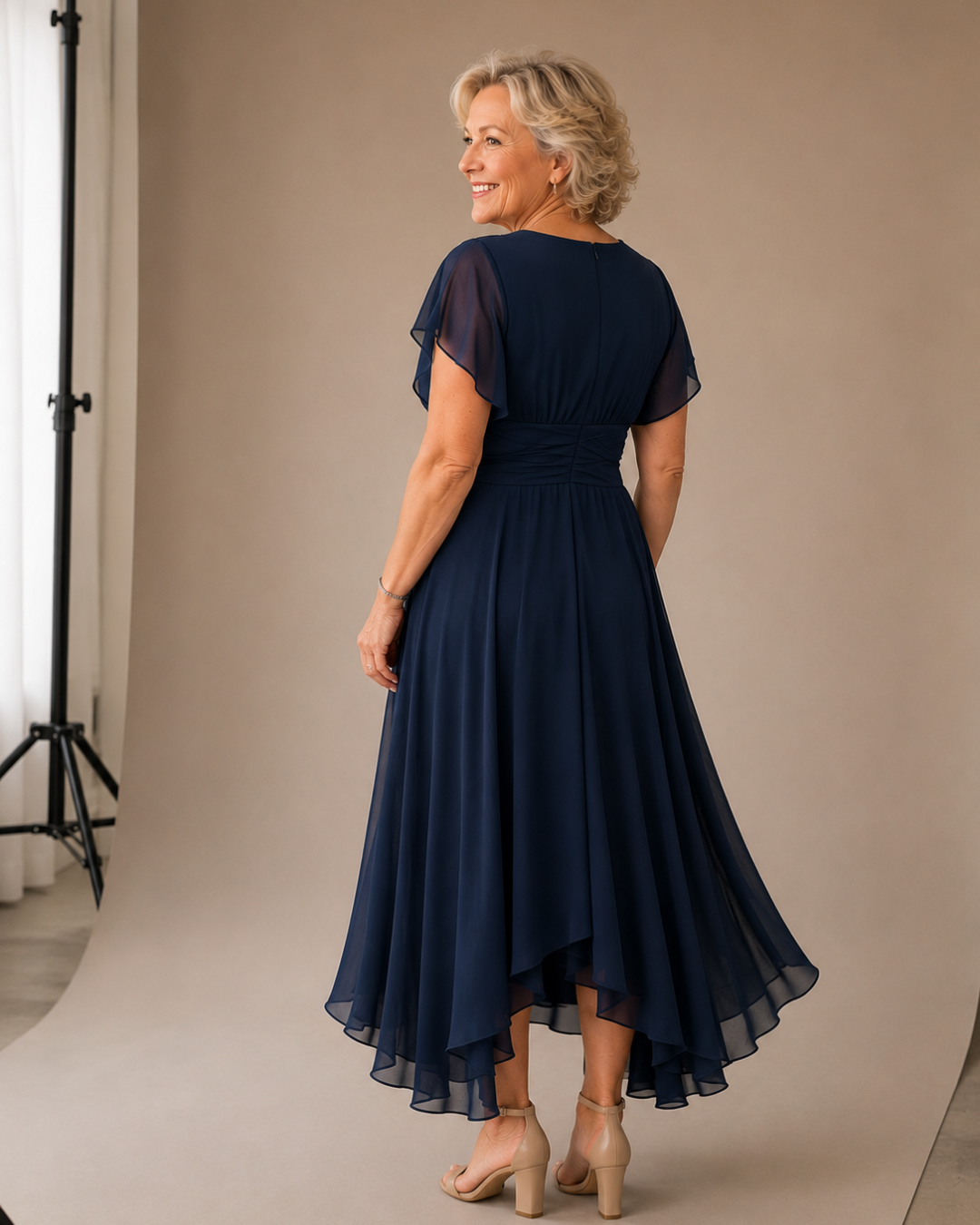 Yasmin™ V-Neck A-Line Dress