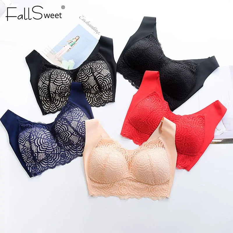 Wire Free Lace Bras