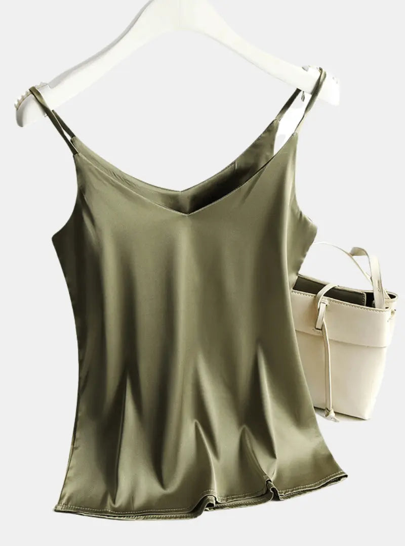 Satin-Tanktop