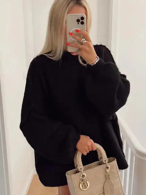 Harper Knitted Oversized Women's Sweater