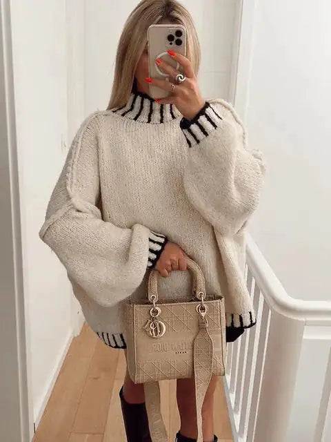 Harper Knitted Oversized Women's Sweater