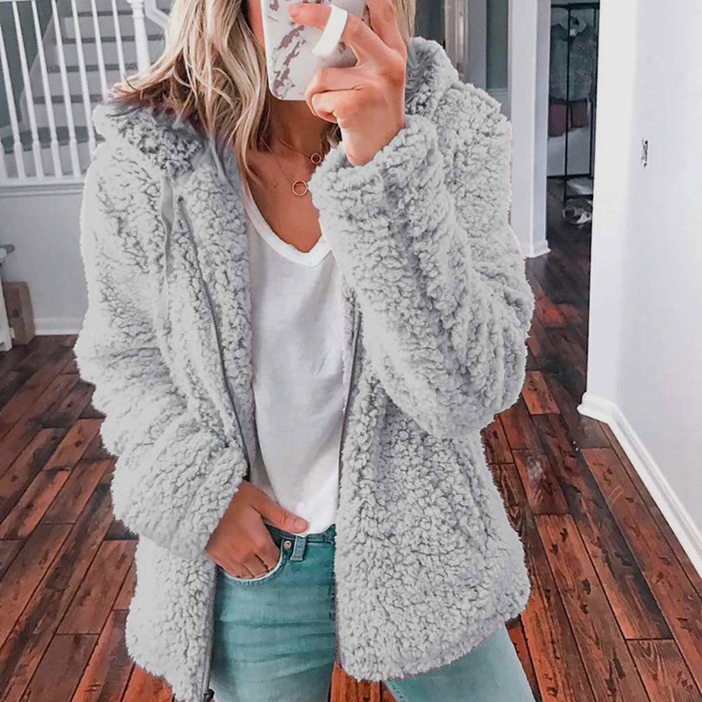 Raina™ | Hooded Sherpa Coat — Final Edit