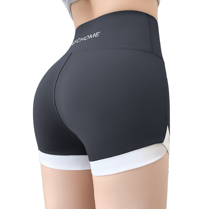 Dreipunkt-Haifischhose für Damen, Hüfthebende Sportshorts