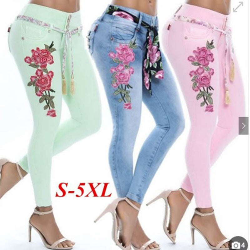 Nuevos jeans collage de otoño para mujer 