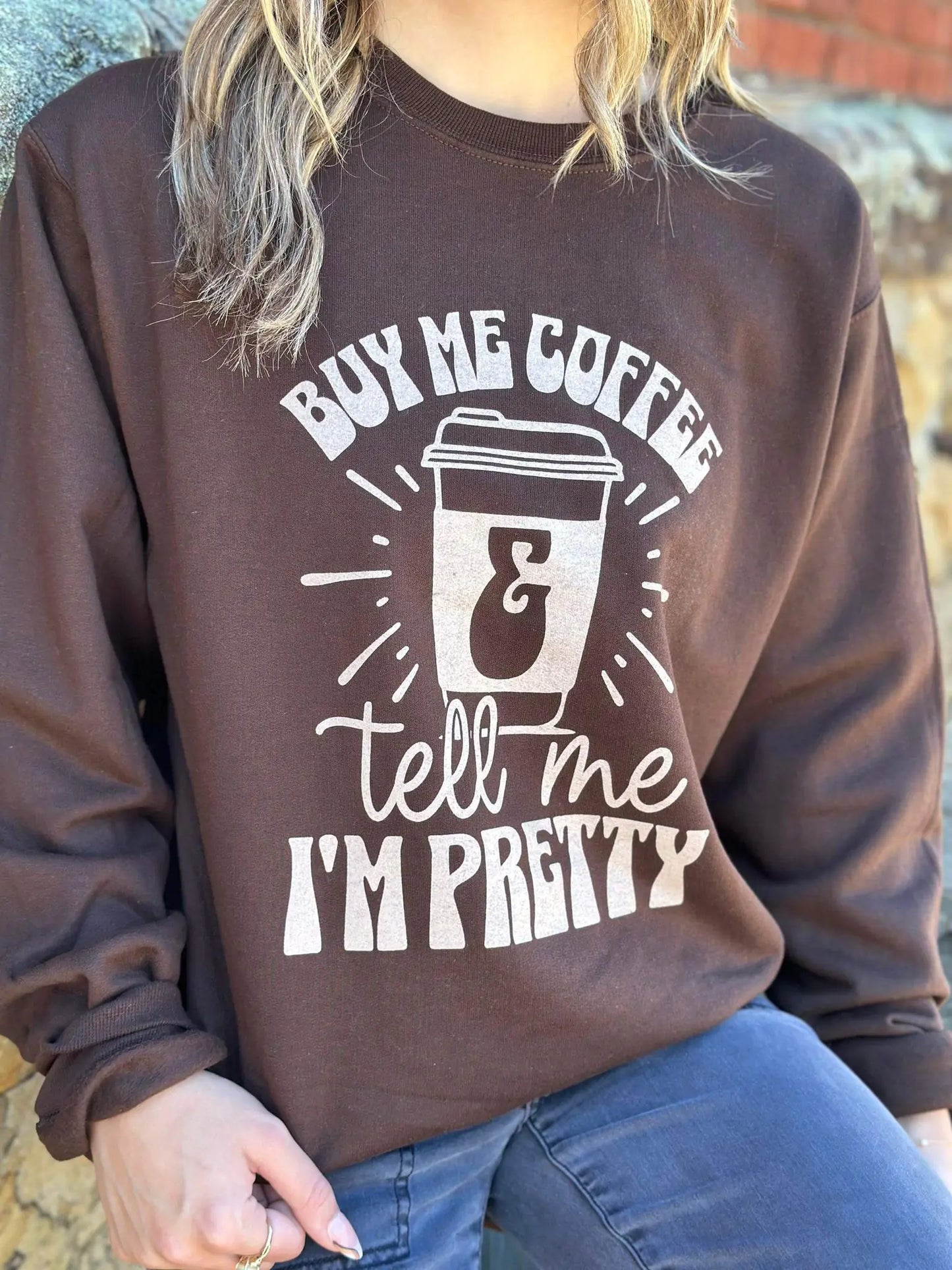 Kauf mir Kaffee Sweatshirt