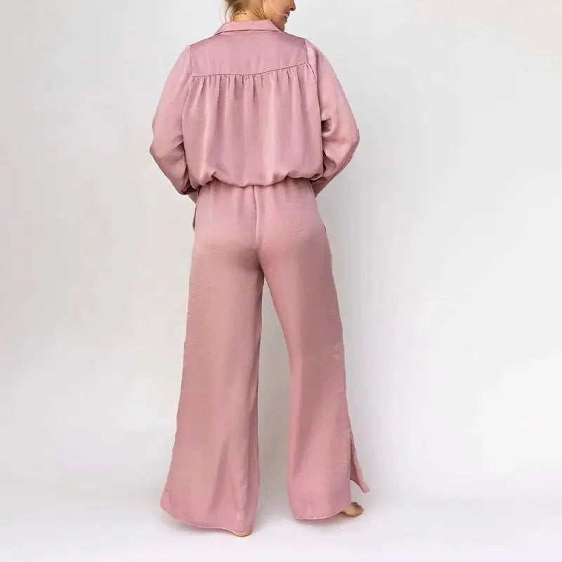 Conjunto de pijama de corte holgado