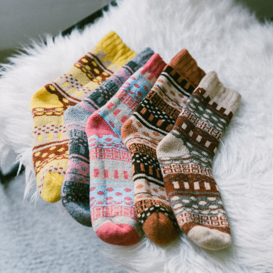 Sofia™ | Nordic Wool Socks — 5-Pair Set — Final Edit