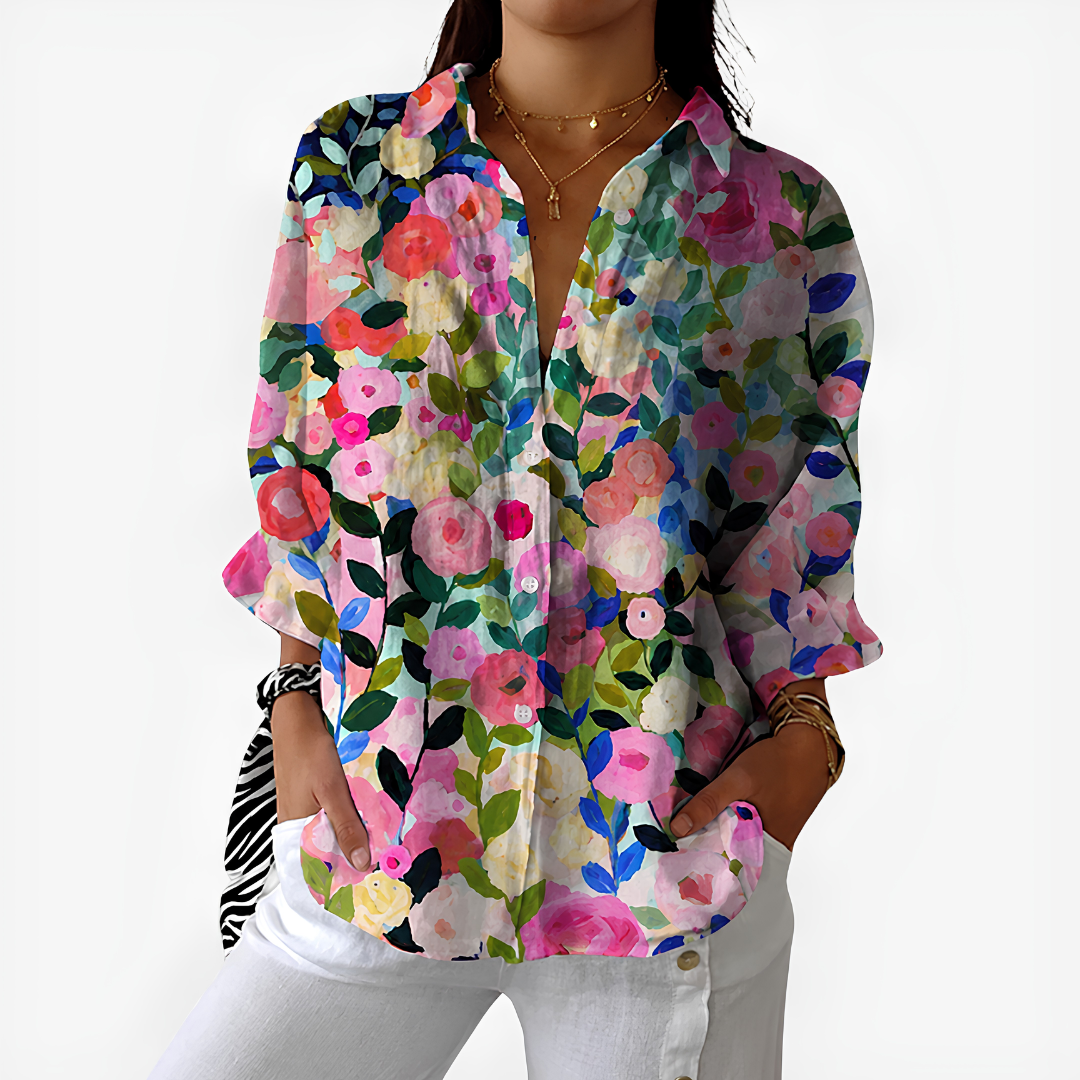 Romantic Blossom Garden Blouse