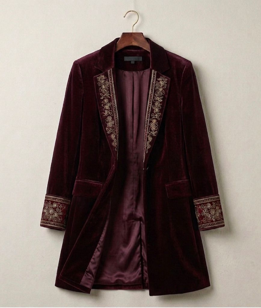 Elena™ | Velvet Statement Blazer — Final Edit