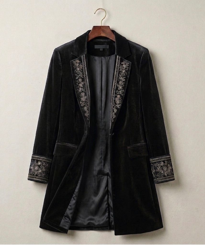 Elena™ | Velvet Statement Blazer — Final Edit