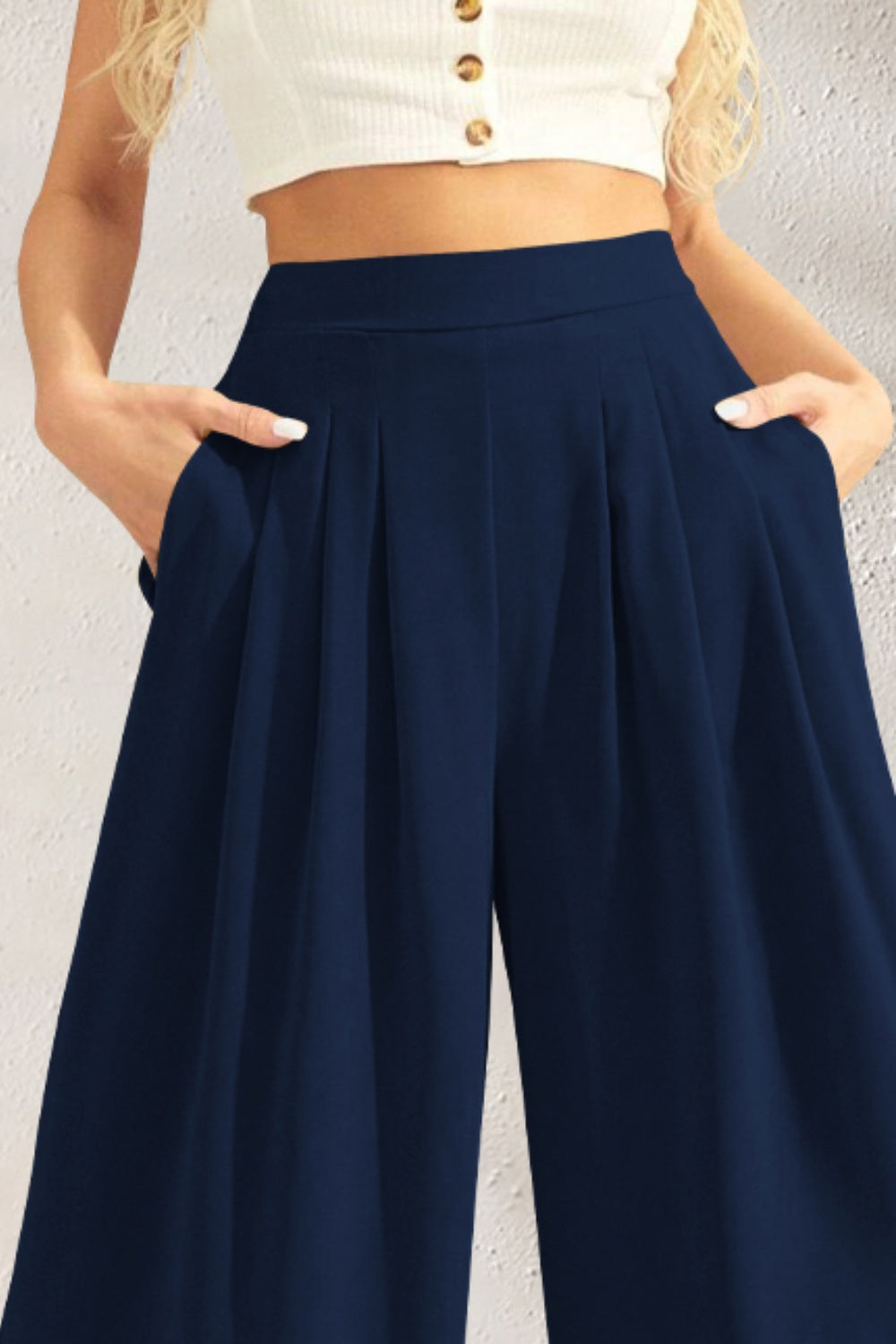 High Waist Wide Leg Pants