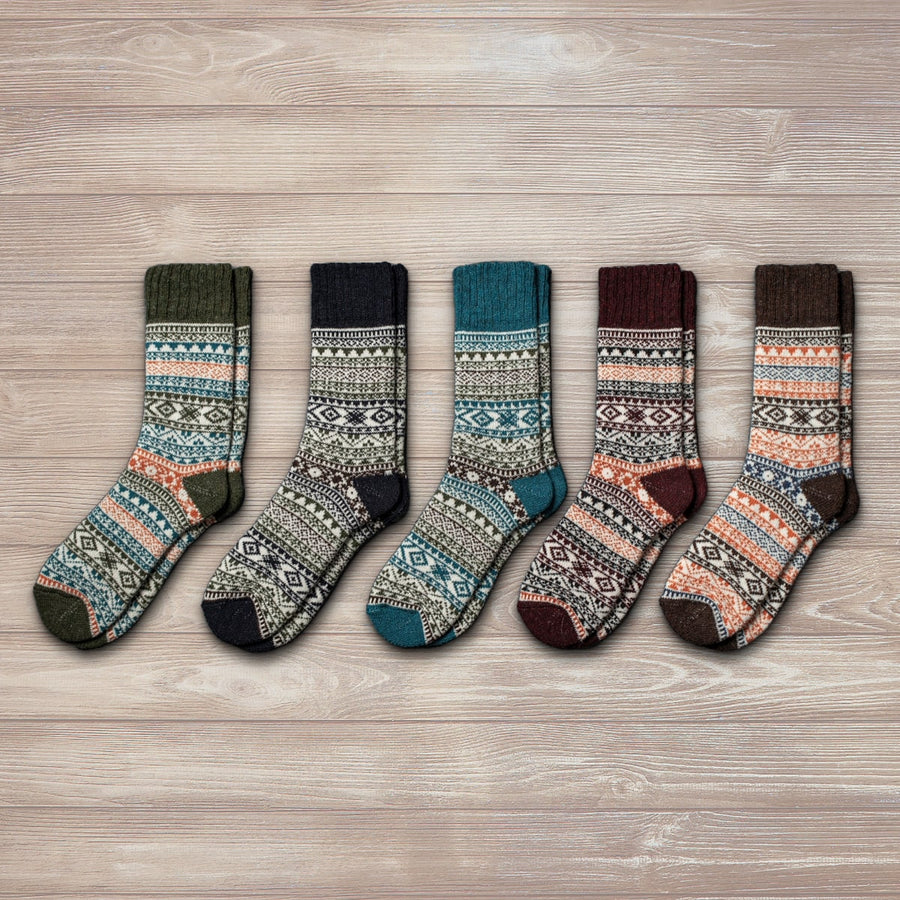 Arne™ | Nordic Wool Socks — 5-Pair Set — Final Edit