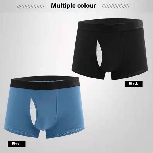 Ropa interior masculina con separación del prepucio