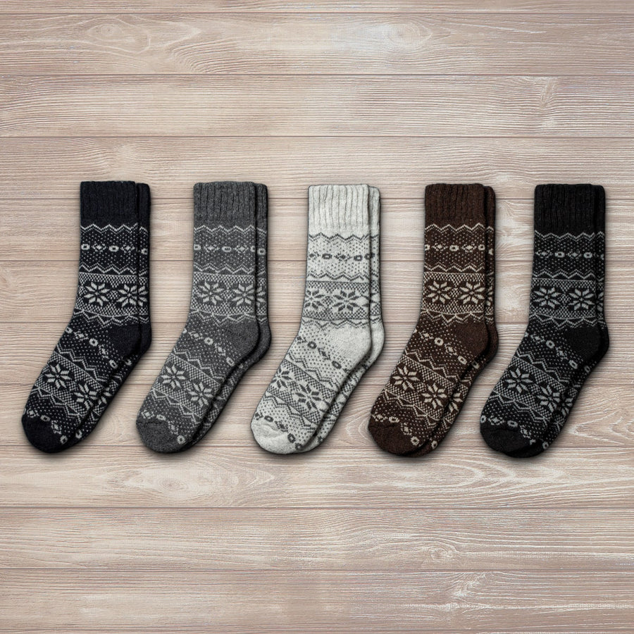 Bergen™ | Nordic Wool Socks — 5-Pair Set — Final Edit