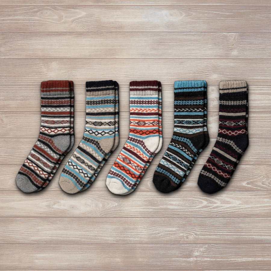 Bjørn™ | Nordic Wool Socks — 5-Pair Set — Final Edit