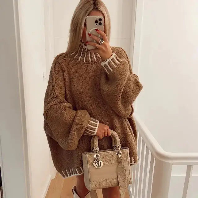 Harper Knitted Oversized Women's Sweater